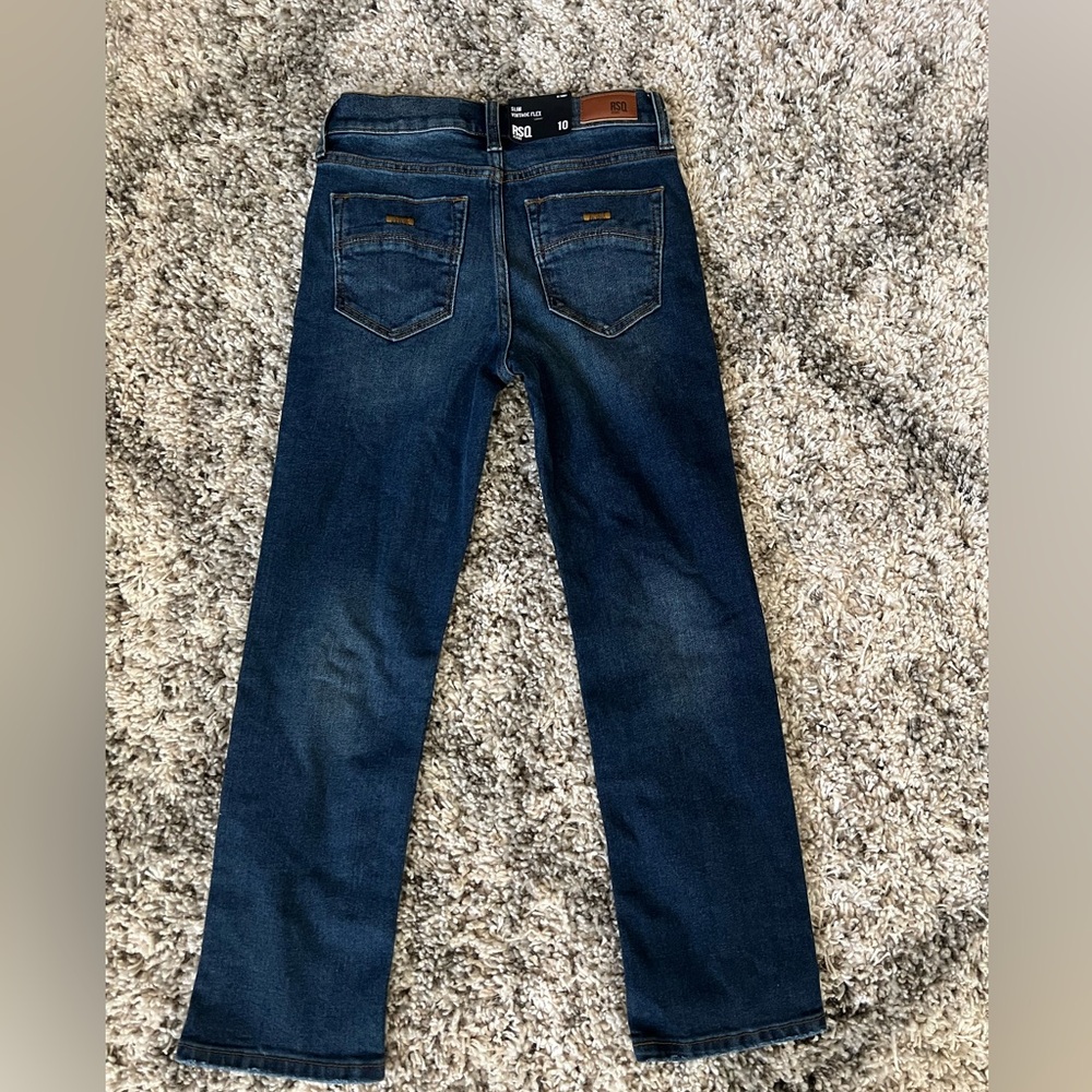 New Boys RSQ Jeans Slim Vintage Flex Size 10